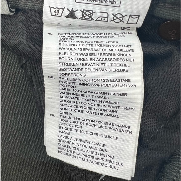 G-Star Raw Black 3301 Button Fly Slim Jeans Size 28 x 32 Men's - Picture 7 of 7